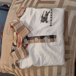Burberry  shirt size 6/7 in good condition